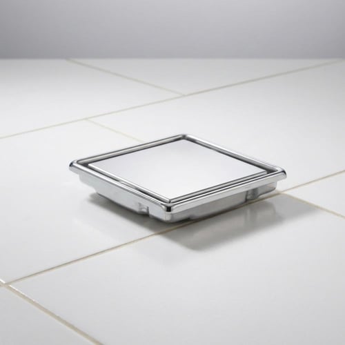 صفاية بلاط مخفية 20x20 ستانلس ستيل مقاوم للصدأ مار...