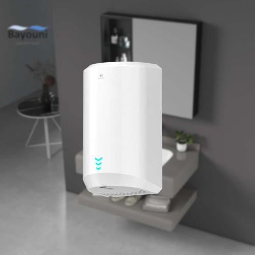 مجفف يد اتوماتيكي ابيض حادر بارد مع فلتر ضد البكتي...