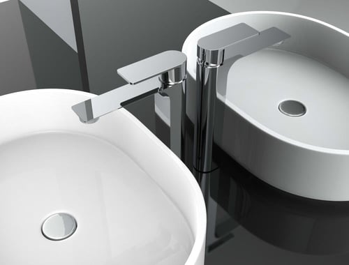 خلاط مغسلة نحاس طويل ايطالي ماركة DOOX