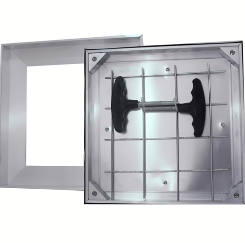 غطاء غرفة تفتيش المنيوم مقاس 80x80 ماركة AUSHEN