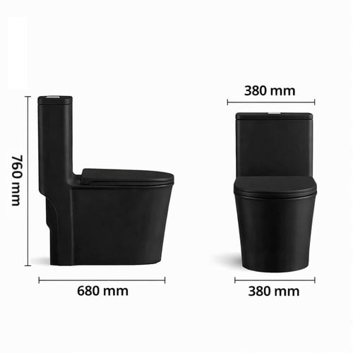 كرسي حمام أفرنجي دفع وشفط مقاس 30 سم ماركة AUSHEN...