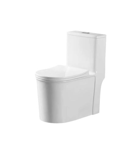 كرسي حمام أفرنجي دفع وشفط مقاس 25 سم ماركة AUSHEN