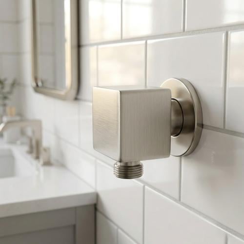 كوع شطاف نيكل مربع