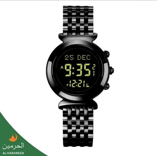 ساعة الحرمين الفاخرة HA-6351 نسائية بتصميم عصري مق...