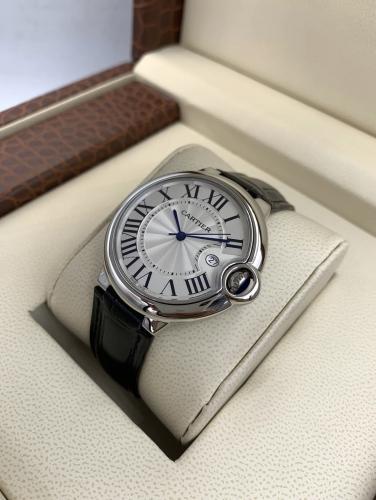 ساعة كارتير بالون جلد أسود رجالية