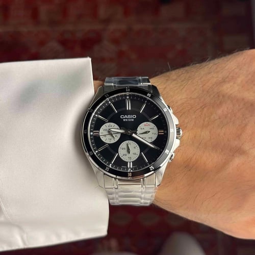 ساعة كاسيو MTP-1374D-1A3