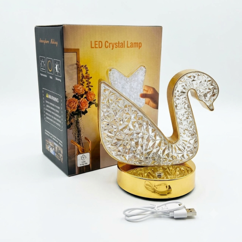 مصباح طاولة LED قابل لإعادة الشحن ( Swan)