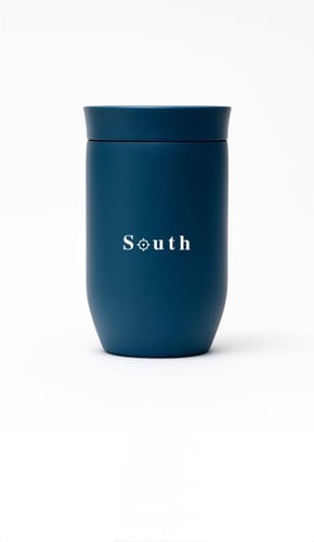 South blue mug