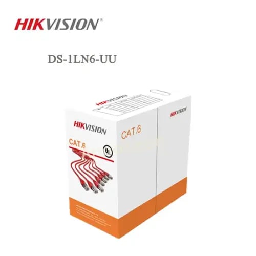 كيبل شبكة HIKVISION DS-1LN6-UU من نوع CAT6 U/UTP (...