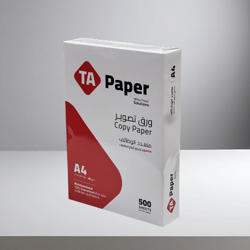 رزمة ورق طباعة A4 أبيض عالي الجودة (500 ورقة - 80...