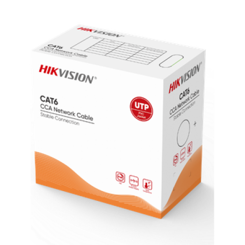كيبل شبكة HIKVISION موديل DS-1LN6UU/CCA فئة CAT6 U...