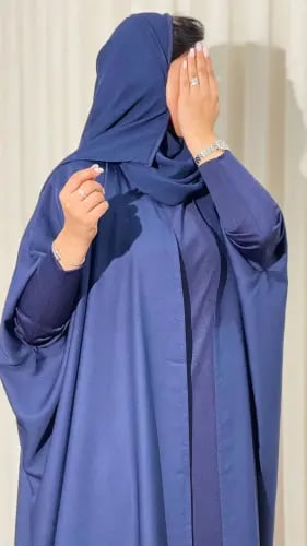 عباية نص بشت انترنت كحلي