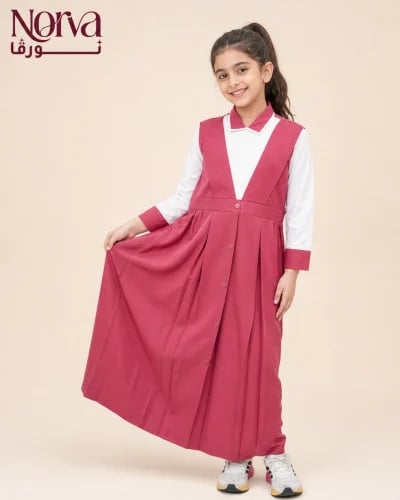 مريول كويتي كامل ابتدائى شكل جديد