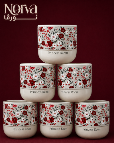 فنجال الزهور مودرن صيفي