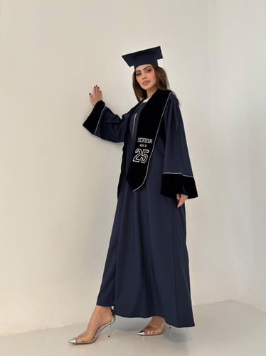 عباية تخرج كحلي 2026