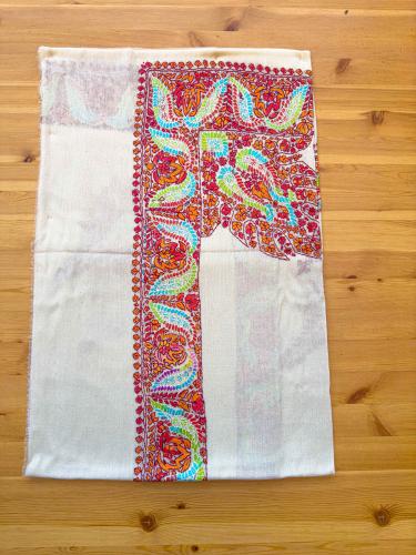 شال سوبر باشمينا مطرز C55 مقاس 55