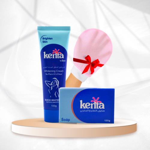 باقة كينتا وايت لتفتيح المناطق الحساسة – كريم + صا...