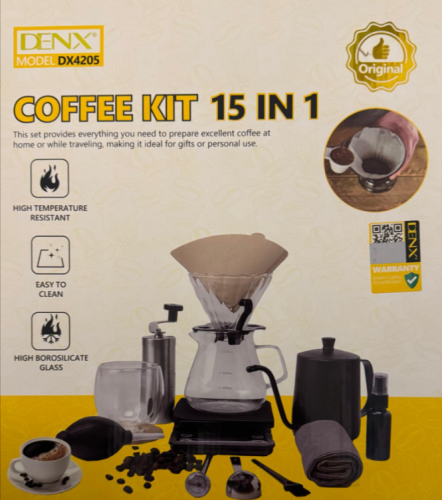 دينكس عدة قهوة 15 في 1 - DX4205