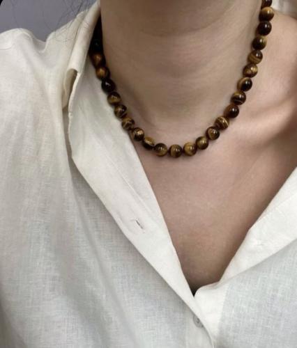 Tiger's eye necklace