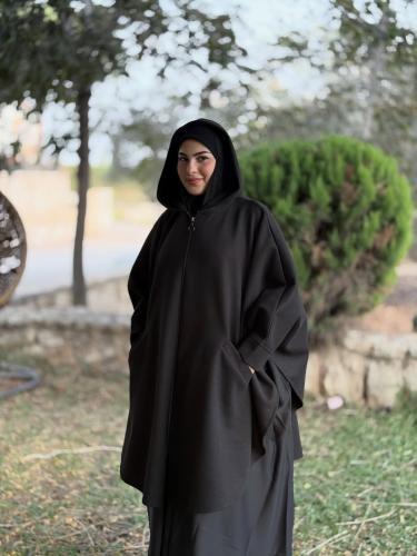 سكارف شتوي مع قبعه