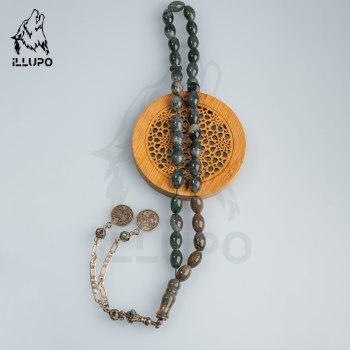 سبحة عقيق عشبي