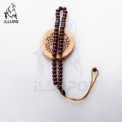 سبحة فاتوران عنابي واسود