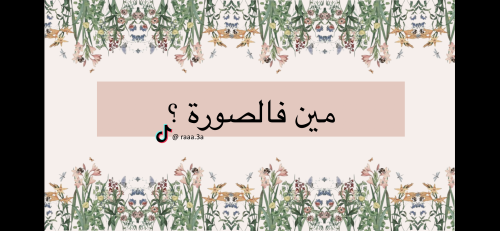 مين فالصوره ؟