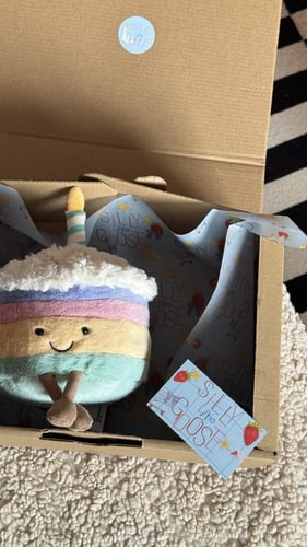 JellyCat Amuseables Rainbow Birthday Cake