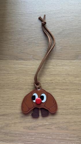 Croissant leather Charm