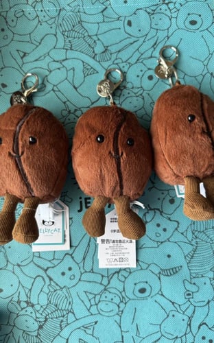 JellyCat Amuseables Coffee Bean Charm
