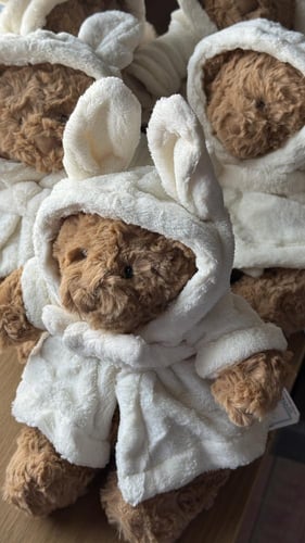 JellyCat Bartholomew Bear Bathrobe