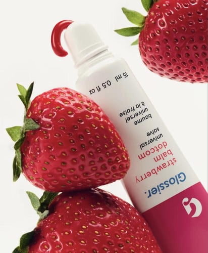 Glossier Strawberry Balm Dotcom