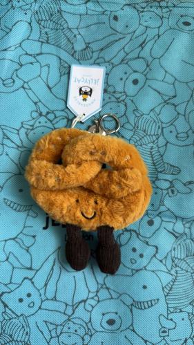 JellyCat Amuseables Pretzel Charm