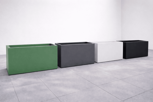 حوض زرع مستطيل فايبر جلاس – موديل ROYAL 80