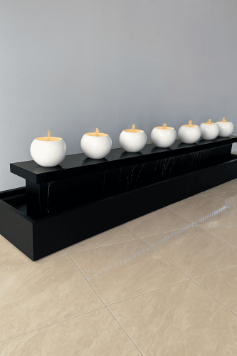 نوافير خارجية فاخرة بأحواض مضيئة – ديكور نوافير را...