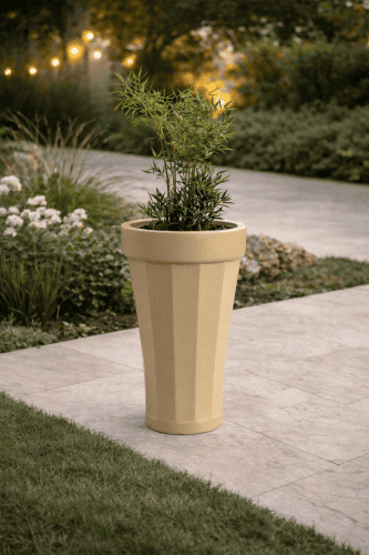 مركن فايبر جلاس مخروطي طويل فاخر