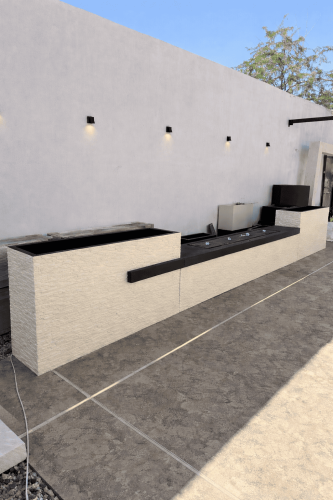 نافورة ديوان ستريم الفاخرة – نافورة فايبر جلاس مع...