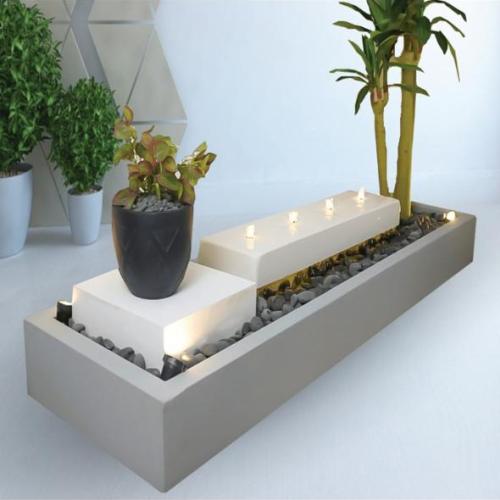 نافورة ديكور مودرن انيق– تصميم فاخر مع إنارة ومجسم...