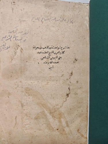شروح الذهب في معرفة كلام العرب