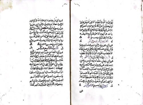 مخطوط متن الأربعين النووية