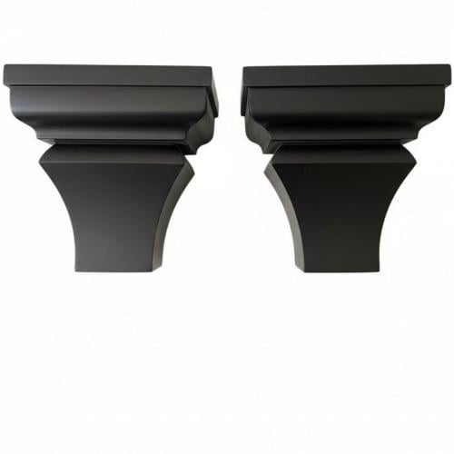 Wall-mounted wooden shelf bracket - multi-purpose