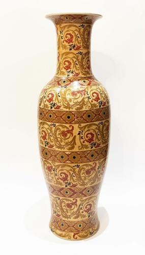 Luxury floor vase – Oriental decorated style – hig...