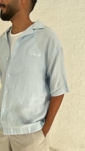 Sky blue shirt