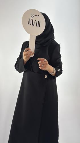 عبايه بليزر رسميه بقماش كوبا 1 كوري