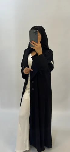 عباية عمليه بلايزر اسود