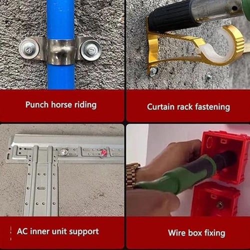 مثبت المسامير الفوري للجدار المسلح والحديد وغيرها