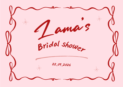 Lama’s Bridal shower