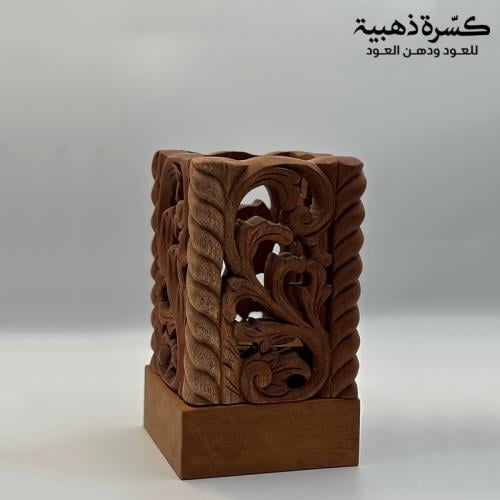 مبخره خشبيه نقش مربع