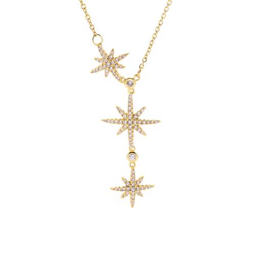 سلسال Golden Starry زركون مطلي ذهب