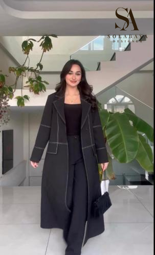 عباية دوام بتفاصيل بسيطة وراقية